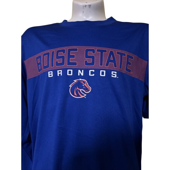 NEW Boise State BSU Broncos Colosseum Blue Crew Neck Tee Shirt Youth M 12-14 - Picture 2 of 7